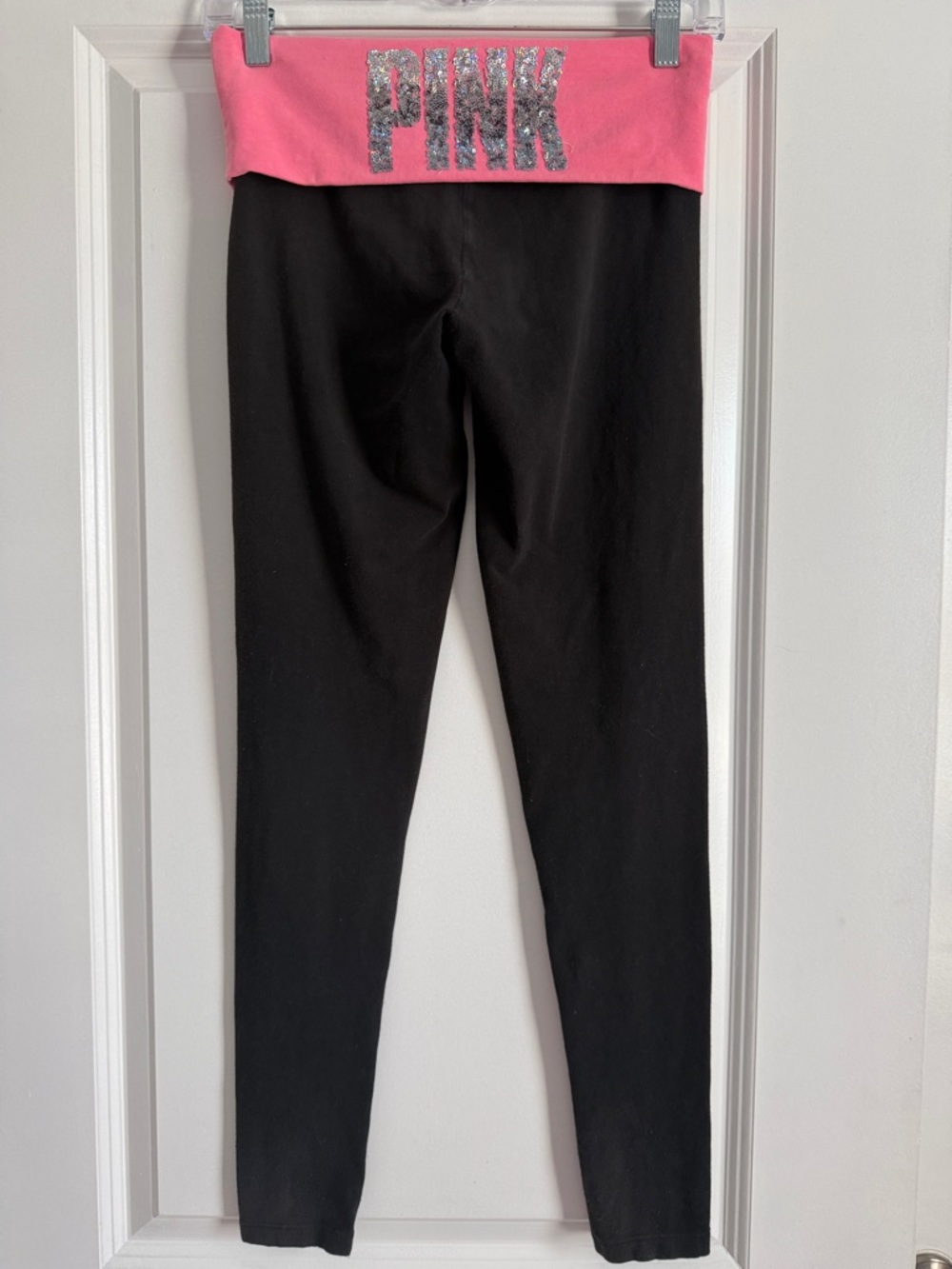 ✨VS PINK BLING Fold-Over Yoga Pants 🩷